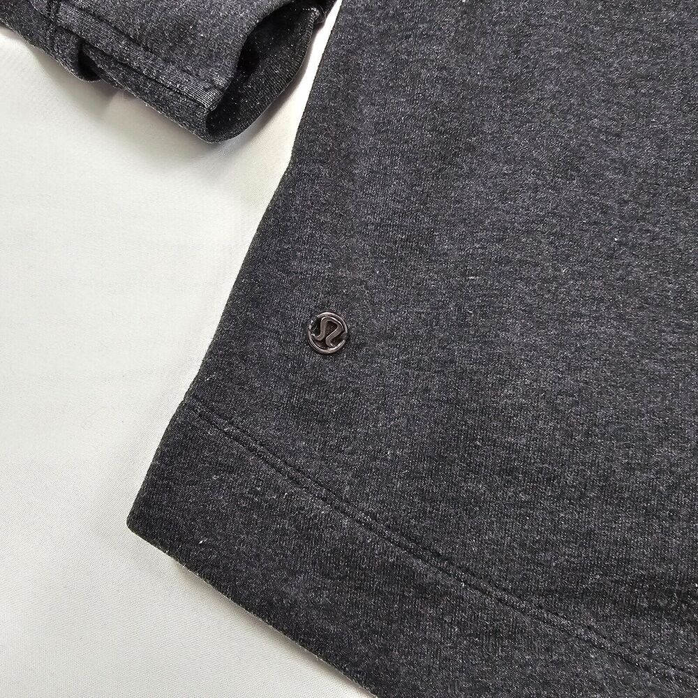 Lululemon Athletica Women's Gray Full Zip Hoodie Jacket Size 2 - Picture 4 of 10